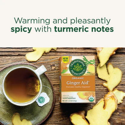 Traditional Medicinals Organic Ginger Aid Tea 32g