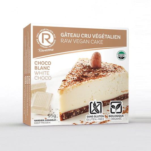 Rawesome Raw Vegan Cake White Chocolate 95g